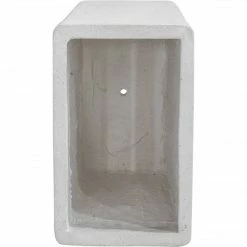 Moe's Home Collection Dagon Sculpture Planter | White Terrazzo Decor