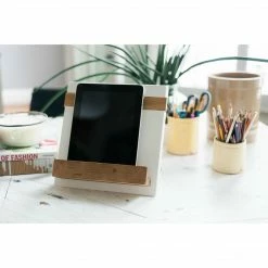 ETU HOME White Mod IPad/Cookbook Holder