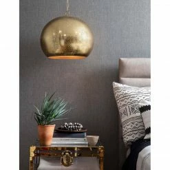 Regina Andrew Lighting Pierced Metal Sphere Pendant