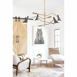 Regina Andrew Spyder Chandelier | Black Lighting