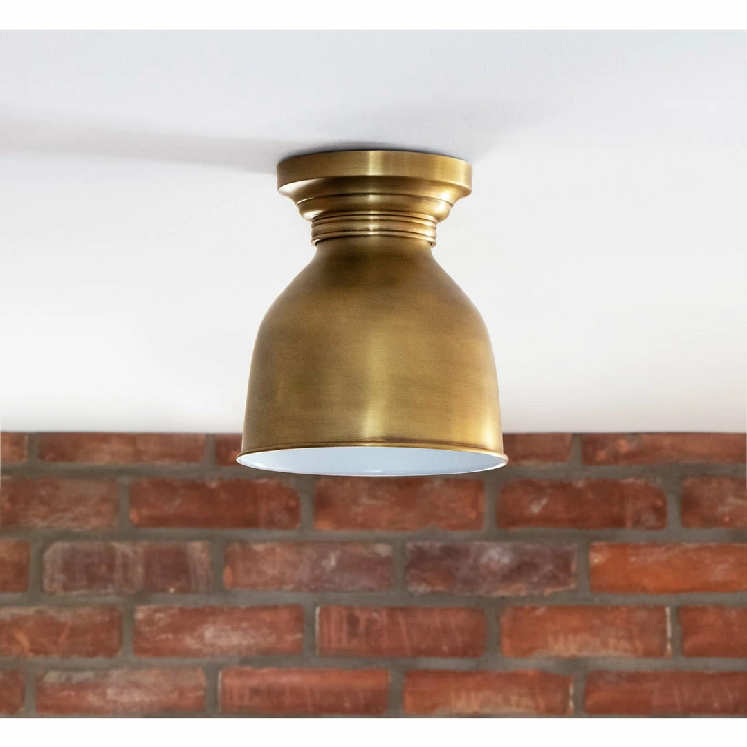 Regina Andrew Lighting Pantry Flush Mount | Natural Brass