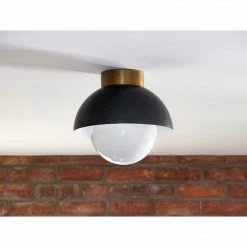 Regina Andrew Lighting Montreux Flush Mount | Natural Brass