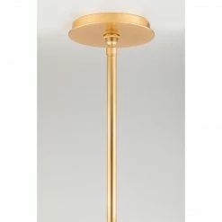 Hudson Valley Pendants Banks Chandelier | Gold Leaf/Black