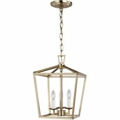 Generation Lighting Dianna 3-Light Mini Lantern | Satin Brass