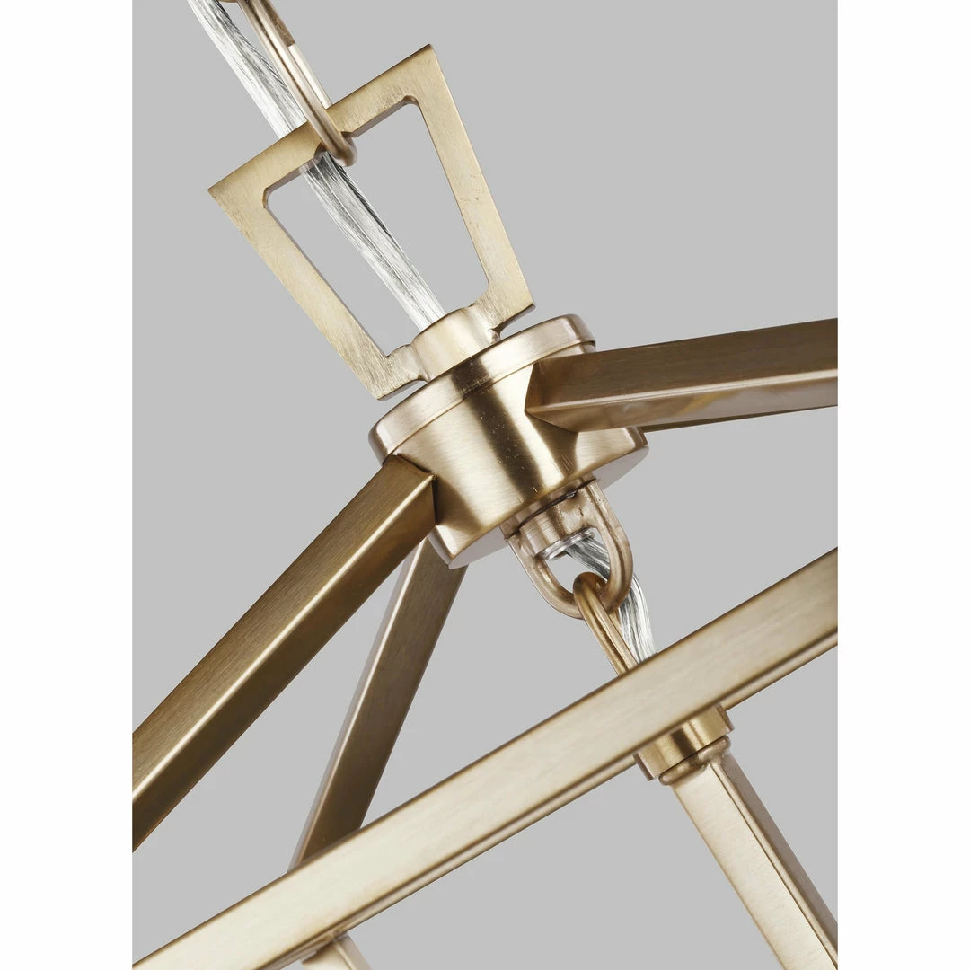 Generation Lighting Dianna 3-Light Mini Lantern | Satin Brass