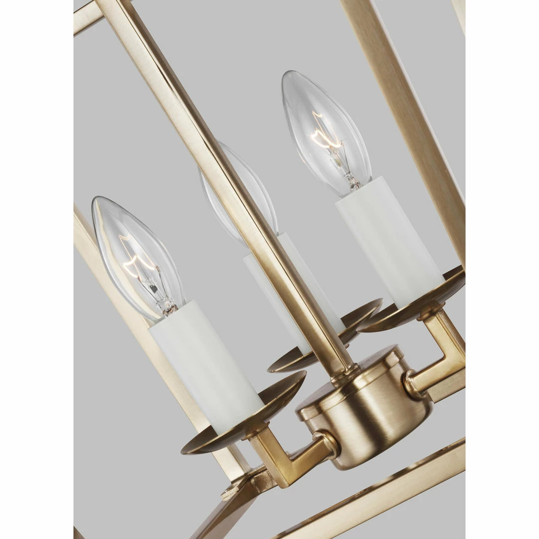 Generation Lighting Dianna 3-Light Mini Lantern | Satin Brass