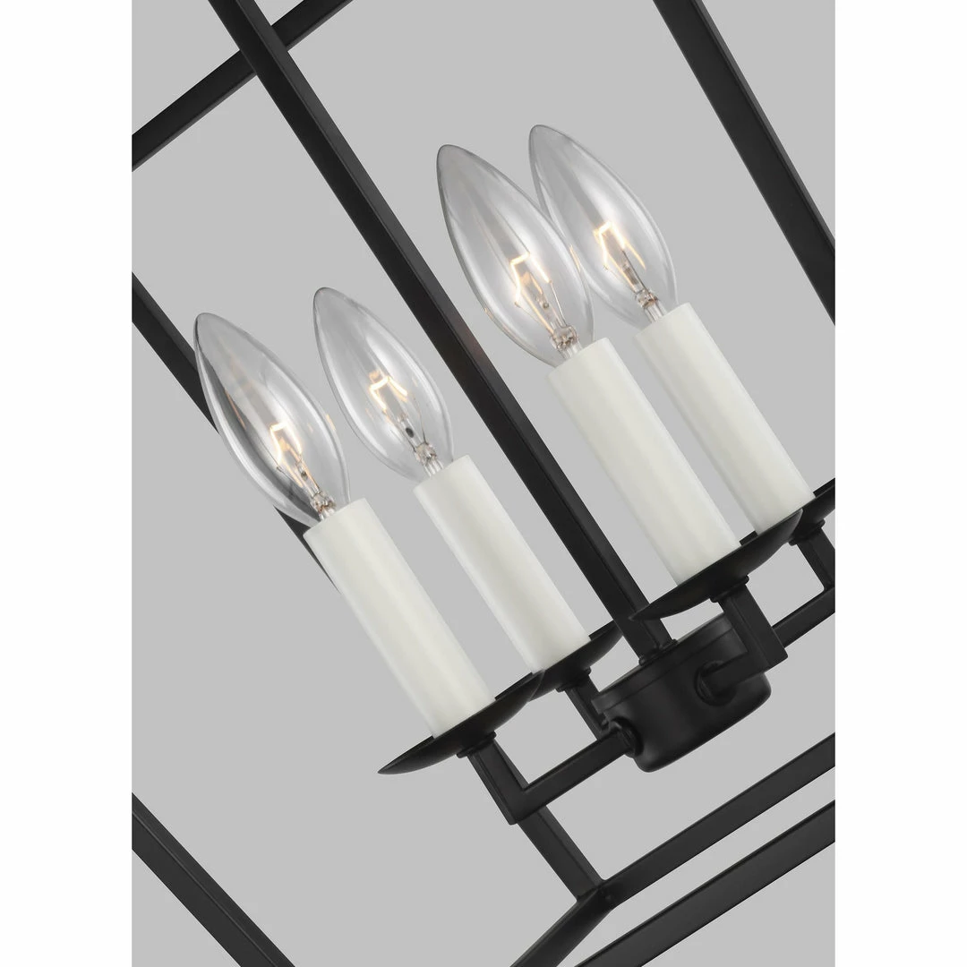 Generation Lighting Dianna 4-Light Pendant | Small Midnight Black