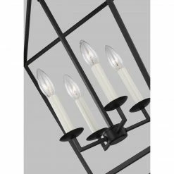 Generation Lighting Dianna 4-Light Pendant | Medium Midnight Black
