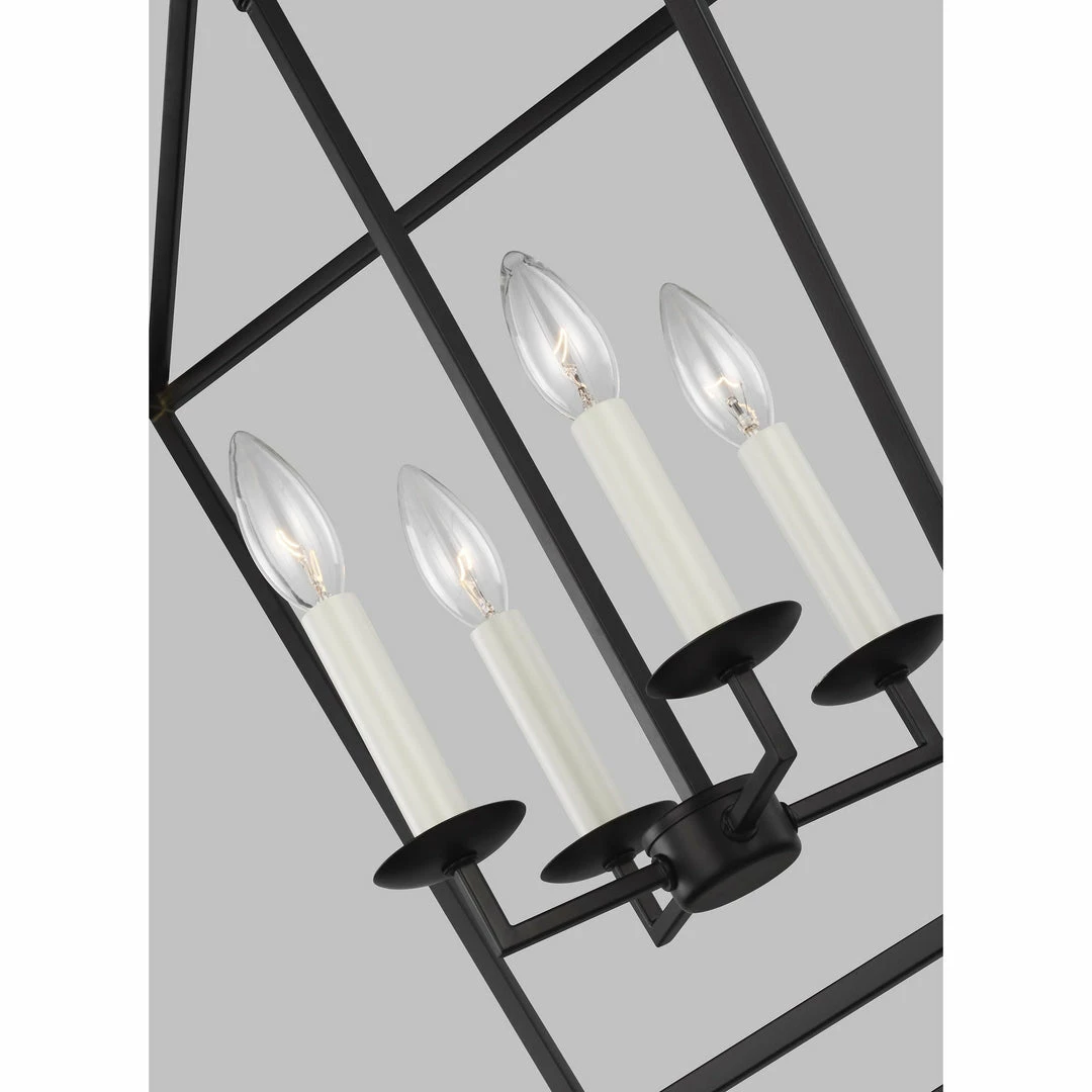 Generation Lighting Dianna 4-Light Pendant | Medium Midnight Black