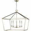 Generation Lighting Dianna 5-Light Pendant | Wide Satin Brass