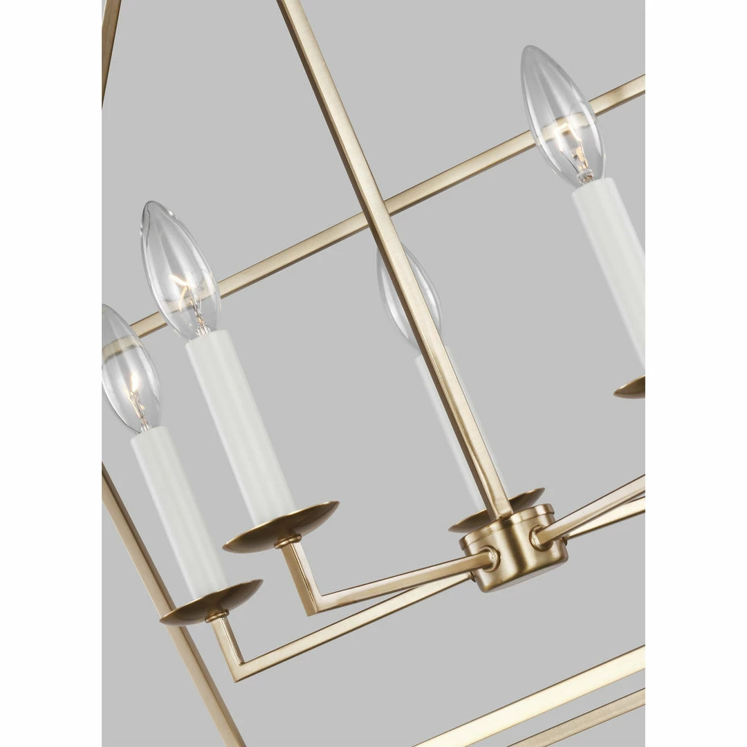 Generation Lighting Dianna 5-Light Pendant | Wide Satin Brass