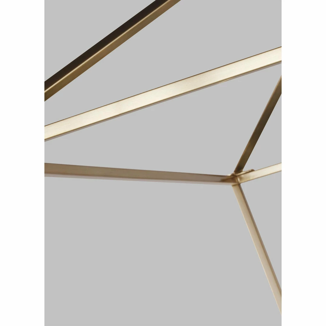 Generation Lighting Dianna 5-Light Pendant | Wide Satin Brass