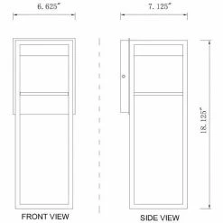 Z-lite Barwick LED Outdoor Wall Sconce | Medium