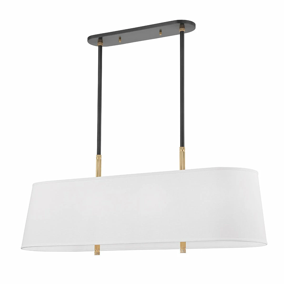 HVL - Hudson Valley Pendants Bowery Linear Pendant | Old Bronze