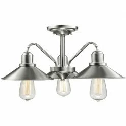 Z-lite Casa Semi-Flush Mount | Brushed Nickel