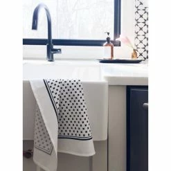 Ten And Co Tea Towel | Tiny X Black Decor