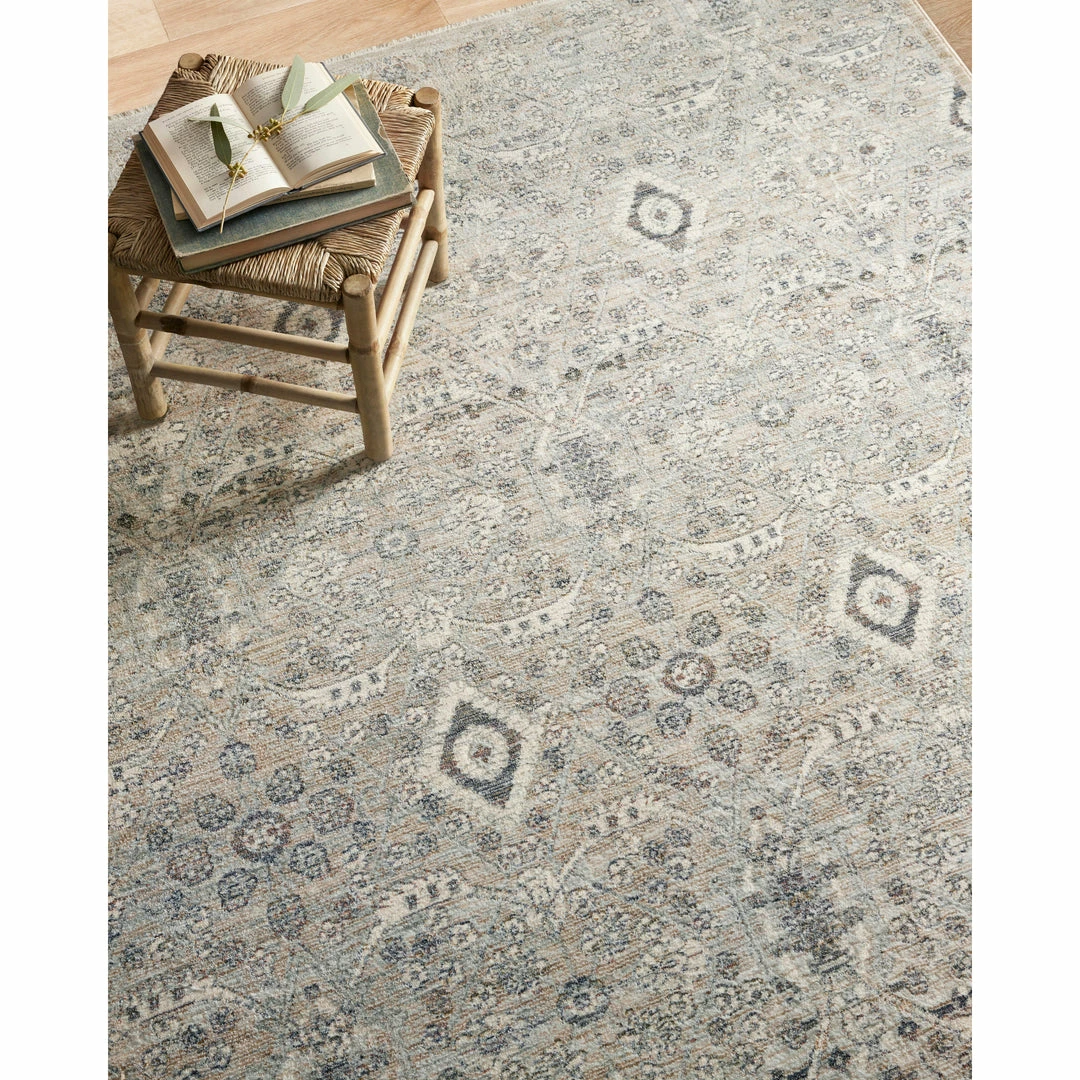 Loloi Zuma Rug 07 AL | Silver/Sky