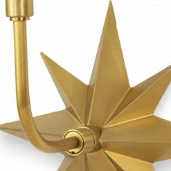 Regina Andrew Lighting Etoile Wall Sconce | Natural Brass