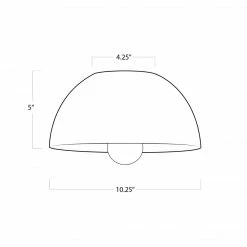 Regina Andrew Sigmund Flush Mount | Black Lighting