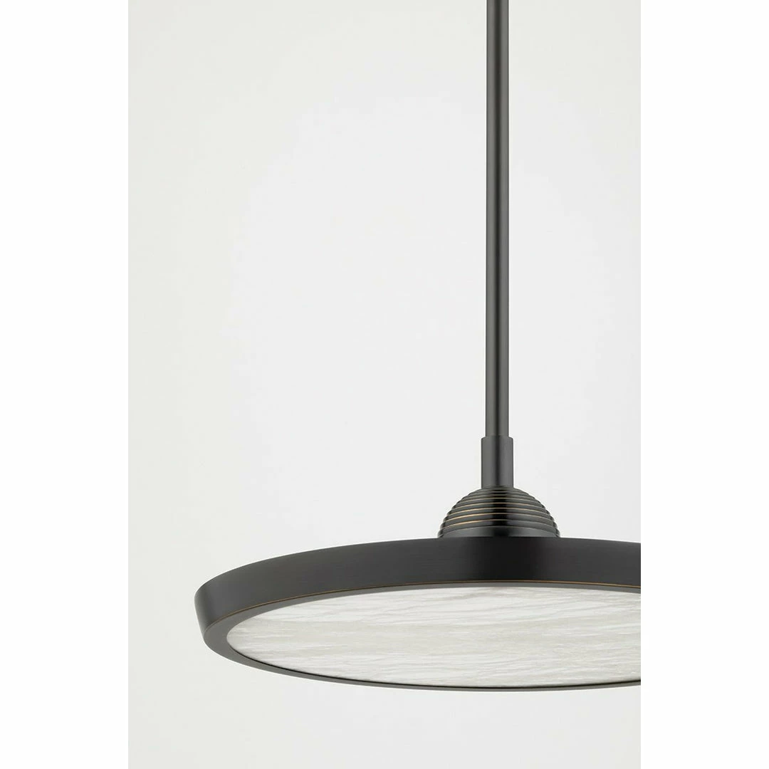 HVL - Hudson Valley Draper Flush Mount | Polished Nickel