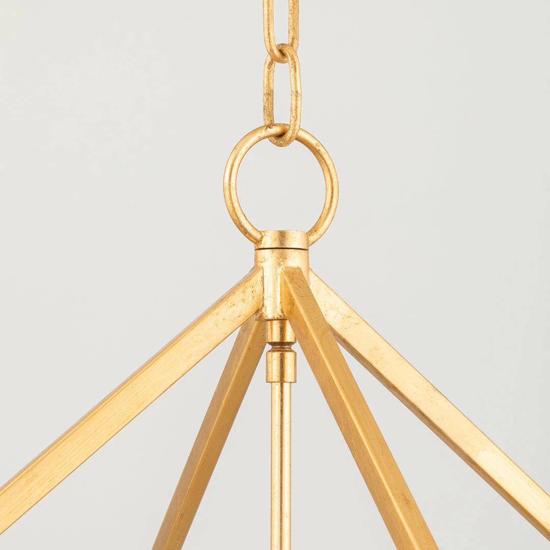 HVL - Mitzi Lena Pendant | Gold Leaf Medium