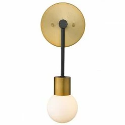Z-lite Neutra 1-Light Wall Sconce | Foundry Brass