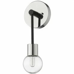 Z-lite Neutra 1-Light Wall Sconce | Polished Nickel