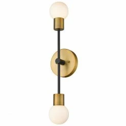 Z-lite Neutra 2-Light Wall Sconce | Foundry Brass Lighting