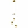 Z-lite Neutra 3-Light Pendant | Foundry Brass