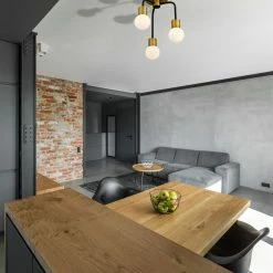 Z-lite Neutra 3-Light Pendant | Foundry Brass