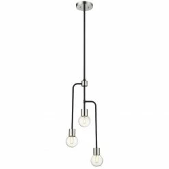 Z-lite Neutra 3-Light Pendant | Polished Nickel