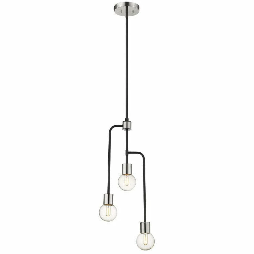 Z-lite Neutra 3-Light Pendant | Polished Nickel | Open Box Pendants
