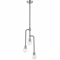 Z-lite Neutra 3-Light Pendant | Polished Nickel | Open Box Pendants