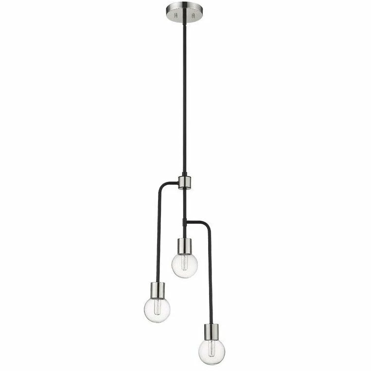 Z-lite Neutra 3-Light Pendant | Polished Nickel | Open Box Pendants