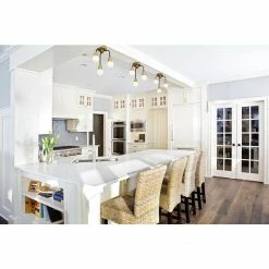 Z-lite Lighting Neutra Semi Flush Mount | Foundry Brass