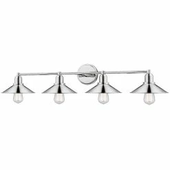 Z-lite Casa 4-Light Vanity Light | Polished Nickel Lighting
