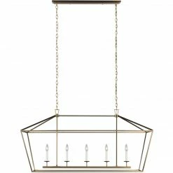 Generation Lighting Dianna Linear Chandelier | Satin Brass