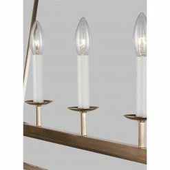 Generation Lighting Dianna Linear Chandelier | Satin Brass