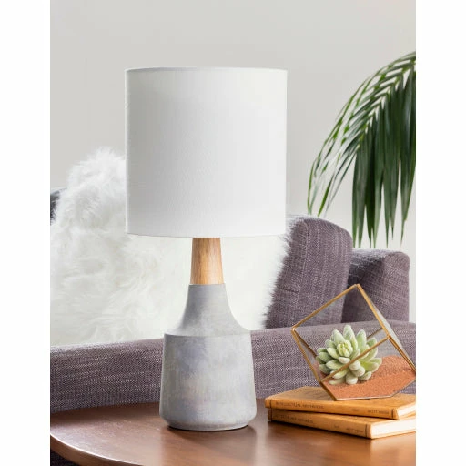 Surya Lighting Kent Table Lamp | Gray