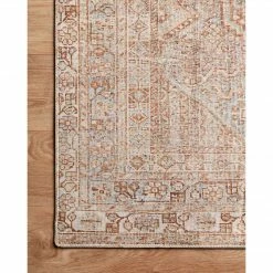 Loloi Rugs Jules Rug 04 | Tangerine/Mist