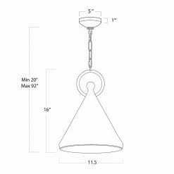 Regina Andrew Lighting Talbot Ceramic Pendant