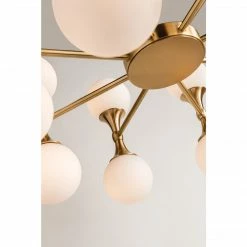 HVL - Hudson Valley Lighting Astoria 36" Chandelier | Aged Brass