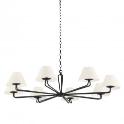 HVL - Troy Lighting Ozias Large Pendant | Black Iron