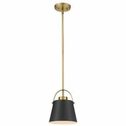 Z-lite Pendants Z-Studio Pendant | Mini Black/Brass