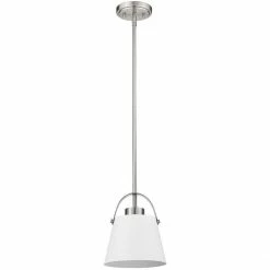 Z-lite Pendants Z-Studio Pendant | Mini White/Nickel
