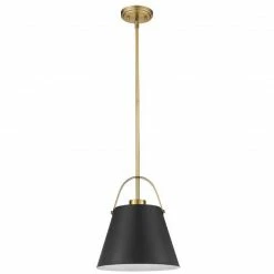 Z-lite Pendants Z-Studio Pendant | Small Black/Brass