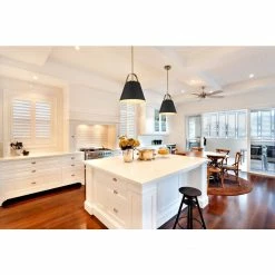 Z-lite Pendants Z-Studio Pendant | Small Black/Brass