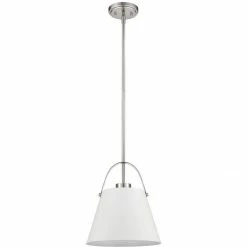 Z-lite Pendants Z-Studio Pendant | Small White/Nickel