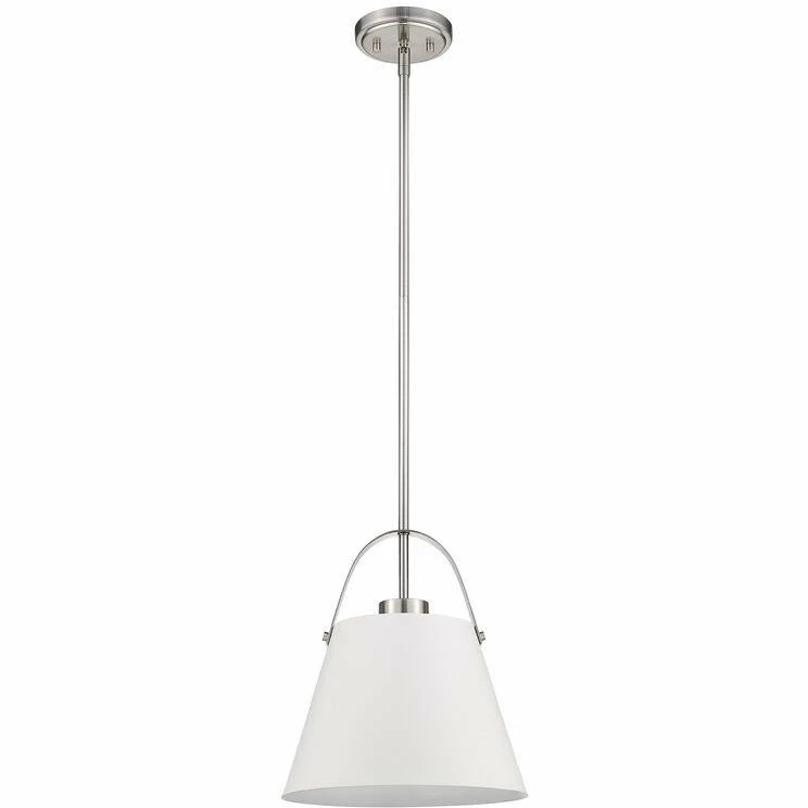 Z-lite Pendants Z-Studio Pendant | Small White/Nickel