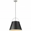 Z-lite Pendants Z-Studio Pendant | Large Black/Nickel